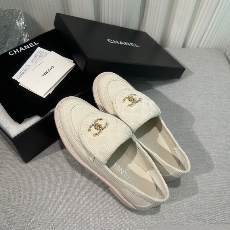 Ch*el leather shoes